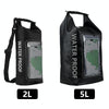 2 In 1 Outdoor Cycling Crossbody Phone Bag PVC Swimming IPX6 Waterproof Bag, Size: 5L(Green)