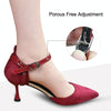 1 Pair No Installation Triangle High Heels Anti-Drop Laces(Big Red)