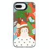 For iPhone 7 Plus / 8 Plus Christmas Series PC Full Coverage Pattern Phone Case(CK062 Black)