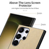 For Samsung Galaxy S22 Ultra 5G Twill Fabric Leather Skin Back Phone Case(Khaki)