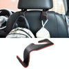 Car Hidden Multi-function Seat Back Seat Small Hook(Black Red)