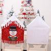Christmas Cartoon Chair Cover Christmas Home Decoration(Santa Claus)
