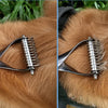 Double-Sided Pet Comb - Zinc Alloy - Small/Large - Cat & Dog