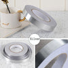 Home Decoration Self-Adhesive Ceiling Beauty Sideline Tile Beauty Seam Sticker, Specification: 1cmx50m(Brushed Silver)