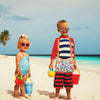 Printed Zipper Three-dimensional Beach Toy Bag For Children(Starfish)