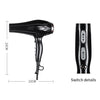 VGR V-413 2200W Negative Ion Hair Dryers with 6 Gear Adjustment, Plug Type: EU Plug (Black)