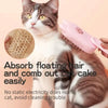 Electric Cat Massage Comb with Spray - Pink - USB Rechargeable