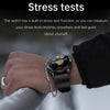 TK22 1.39 inch IP67 Waterproof Leather Band Smart Watch Supports ECG / Non-invasive Blood Sugar(Black)