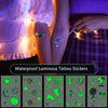 10 PCS Waterproof Luminous Tattoo Stickers Gradient Temporary Tattoo Stickers(Ei-139)