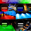 Ship / Yacht 10-30V 120LEDs Waterproof Stainless Steel Underwater Light (Red Light)