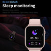HD15 1.75 inch Silicone Strap IP68 Waterproof Smart Watch, Support Sedentary Reminder / Sleep Monitoring(Black)