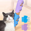 Cat Scratcher & Massage Brush (Grey) - Table Leg Mount