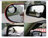 2 PCS 3R11 Car Rear View Mirror Wide Angle Mirror Side Mirror, 360 Degree Rotation Adjustable(Silver)