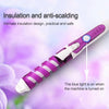 Hair Styling Tool Hair Curler Roller Spiral Curling Iron(Purple)