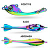 PROBEROS DW570 Fishing Lures Spinning Sequins Long Casting Tremor Swimming VIB Micro Tremor Zinc Alloy Bait(Golden) Weight: 13g