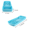 Silicone Slow Feeder Dog & Cat Bowl, Rock Cyan - Anti-Choke