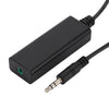 3.5mm Audio Common Ground Isolator Signal Anti-jamming Noise Reducer(Black)