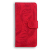 For Samsung Galaxy A36 5G / A56 5G Tiger Embossing Pattern Flip Leather Phone Case(Red)