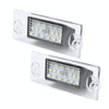 2 PCS License Plate Light with 18  SMD-3528 Lamps for Audi2W 120LM, DC12V (White Light)