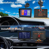 P702D 7 inch Portable Touch Display Wireless Car Navigator Dual-lens Smart Driving Recorder