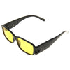 UV Protection Yellow Resin Lens Reading Glasses with Currency Detecting Function, +3.00D