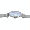 CAGARNY 6812 Round Dial Alloy Silver Case Fashion Women Watch Quartz Watches with Stainless Steel Band