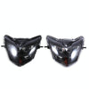 Motorcycle LED Retro Headlights LED Far Near Beam Lights For Yamaha LC135 V2-V6(Transparent Glass)