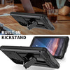 For Samsung Galaxy S25 Ultra 5G R-JUST Sliding Camera Life Waterproof Holder Phone Case(Black)