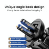 S03 Vehicle Air Outlet Gravity Navigation Mobile Phone Holder, Color: Black Spiral Clip