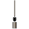 Bathroom Stainless Steel Base Leak-Proof Toilet Brush Set, Color: Soft Rubber Primary Color Long Rod