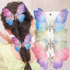 Handmade Butterfly Children Hairpin Spring Butterfly Hair Accessories(Purple)