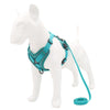 Reflective Dog Harness Vest, Breathable Mesh, Size L, Lake Blue