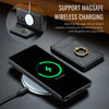 For Samsung Galaxy S25 Ultra 5G DG.MING K1 MagSafe Detachable Wallet RFID Back Cover Phone Case(Black)