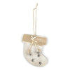 Wooden Cartoon Christmas Tree Ornament Christmas Scene Decoration Supplies(Socks)