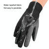 Touch Screen Anti-slip Waterproof Outdoor Sports Warm Cycling Gloves, Size: XL(Black)