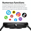 AK58 1.96 inch Screen Bluetooth Smart Watch, Steel Band, Support Health Monitoring & 100+ Sports Modes(Gold)