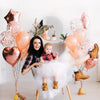 1 Set 18 Inch Aluminum Pearl Sequins Balloon Set Party Decoration Holiday Decoration(Red)