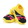 D2232 Breathable Baby Walking Shoes Fly Woven Mesh Children Casual Shoes, Size: 21(Yellow)