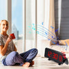 Three-color Projection Radio Alarm Clock USB Digital Alarm Clock Thermometer & Hygrometer