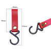 Outdoor Camping Tent PU Leather Multifunctional Storage Hook(Grey)