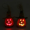 Halloween Pumpkin Lantern Hollow Glowing Foam Bar Decoration(Yellow Hat)