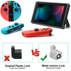 For Switch JoyCon Handle Metal Lock Replacement Parts, Spec:5 in 1 Lock Set Silver