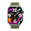 ET585 2.04 inch Nylon Strap IP68 Waterproof Smart Watch, Support ECG / Blood Composition Measurement(Green)