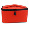 Water-resistant DSLR Padded insert Case Waterproof Zipper Removable Partition Camera Bags(Red)