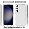 For Samsung Galaxy S24 5G Shockproof Clear Gradient PC + TPU Phone Case(Red)