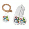 100pcs / Pack Christmas Kraft Paper Tag Gift Wrap Card Set(L-29)
