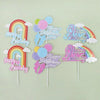 20pcs Birthday Party Cake Toppers Baking Cake Ornament Flags Dessert Decoration, Style: Balloon 2