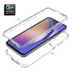 For Samsung Galaxy A55 5G Shockproof Clear Gradient PC + TPU Phone Case(Purple)