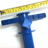 2 PCS Beach Umbrella Base Ground Insert Fitting Plastic PinRandom Color Delivery