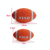 Latex Squeaky Rugby Dog Toy - Small (14x8cm)